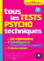 Tous les tests psychotechniques de mémoire, d'intelligence, d'aptitude de logique, d'observation - Concours