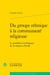 Du groupe ethnique à la communauté religieuse : Le problème sociologique de la religion d'Israël