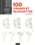 100 visages et silhouettes - dessiner au trait