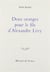 Deux oranges pour le fils d'alexandre levy