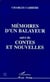 Mémoires d'un balayeur - contes et nouvelles