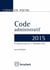 CODE ADMINISTRATIF 2015.
