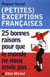 (Petites) exceptions françaises