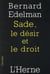 Sade, le désir et le droit