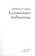 La conscience malheureuse