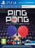 Ping pong table tennis simulator VR