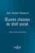 Oeuvres choisies de droit social