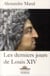 Les derniers jours de Louis XIV