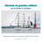 Navires et grands voiliers sur la seine à honfleur - military ships and tall ships on the seine in honfleur (normandy, france)