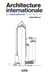 Architecture internationale by International d'Architecture
