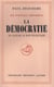 La démocratie - sa nature et son évolution