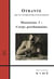 REVUE OTRANTE Tome 38 : Corps posthumains