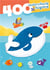 Couverture rose baleine 400 autocollants