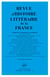 REVUE D'HISTOIRE LITTERAIRE DE LA FRANCE n.2012/2 : l'allégorie de la Renaissance au Symbolisme