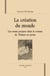 La création du monde - les noms propres dans le roman de tristan en prose