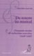 DU SONORE AU MUSICAL : Cinquante années de recherches concrètes (1948-1998)