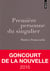 Première personne du singulier
