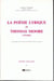 Etudes anglaises : la poésie lyrique de Thomas Moore (1779-1852)