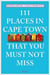 111 places in cape town that you shouldn't miss