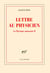 Lettre au Physicien