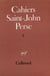 Cahiers saint-john perse