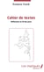 Cahier de texte - réflexions au fil des jours