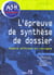 Epreuve de synthese dossier