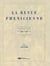 La revue phénicienne - collection complète de 1919 en fac-similé