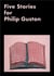 Five stories for Philip Guston