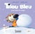 Tilou bleu joue dans la neige