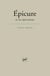 Epicure et les épicuriens