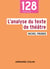 L'analyse du texte de théâtre (2e édition)