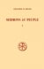 Sermons au peuple Tome 1