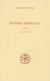 Histoire spirituelle - tome 1 (Chants I-III)