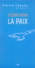 Leçons pour la paix