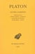 Oeuvres complètes. Tome I: Introduction. Hippias mineur - Alcibiade - Apologie de Socrate - Euthyphron - Criton