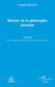 Histoire de la philosophie africaine Tome 3 - les courants de pensée et les livres de synthèse