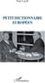 Petit dictionnaire européen
