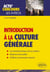 Actu' concours : introduction à la culture générale