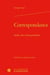 Correspondance - index des correspondants