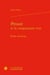 Proust et la comparaison vive - étude stylistique