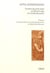 Apta compositio - forme du texte latin au Moyen Âge et à la Renaissance