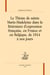 Le thème de sainte Marie-Madeleine dans la littérature d'expression française, en France et en Belgique, de 1814 à nos jours