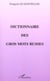 DICTIONNAIRE DES GROS MOTS RUSSES
