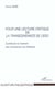 Pour une lecture critique de la transcendance de l'ego - contribution a l examen des consciences non