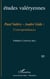 Paul Valéry - André Gide : Correspondances
