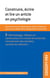 Construire, écrire et lire un article en psychologie