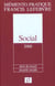 Social 2000 - droit du travail - securite sociale
