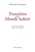 Frontières du monde habité