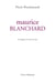 Maurice Blanchard - vie supposée & choix de textes